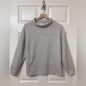 Magaschoni Beige Relaxed Fit Turtleneck Sweater Large Cozy Neutral Minimalist